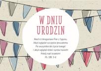 Opakowanie Kartka Urodziny 6 - Niech ci błogosławi Pan