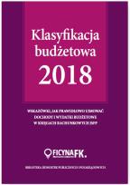 Okładka książki Klasyfikacja budżetowa 2018