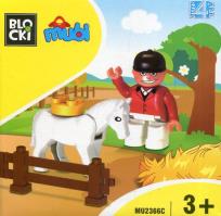 Opakowanie Klocki BLOCKI MUBI Figurka Jeździec