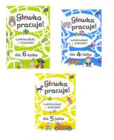 Opakowanie Kolorowanka A4 16 z naklejkami Glówka pracuje MIX