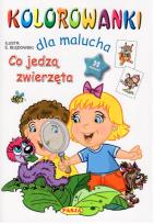 Okładka książki Kolorowanki dla malucha Co jedzą zwierzęta