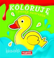 Okładka książki Koloruję i poznaję zwierzątka kaczuszka