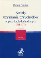 Okładka książki Koszty uzyskania przychodów w podatkach dochodowych