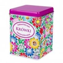 Opakowanie Krówki opolskie w puszce 200g FOLKSTAR