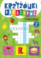 Okładka książki Krzyżówki obrazkowe z naklejkami 2