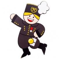 Opakowanie Magnes drewniany - Górnoślązak FOLKSTAR