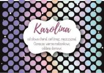 Opakowanie Magnes Imiona - Karolina