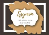 Opakowanie Magnes Imiona - Szymon