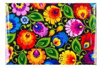 Opakowanie Magnes na lodówkę łowicki czarny FOLKSTAR