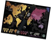 Opakowanie Mapa zdrapka Świat VIP
