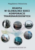 Okładka książki Miasta w globalnej sieci korporacji transnarodowych