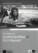 Opakowanie Mit Erfolg zum Goethe-Zertifikat A2: Fit in Deutsch, Lehrerhandbuch +2CD