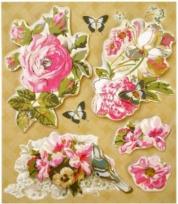 Opakowanie Naklejki 3D kwiaty