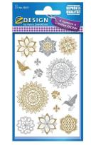 Opakowanie Naklejki foliowe kwiaty