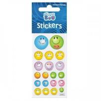 Opakowanie Naklejki Sticker BOO silver emotki II