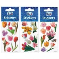 Opakowanie Naklejki Sticker BOO silver tulipan