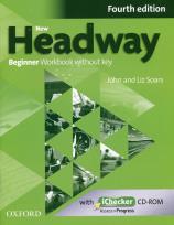 Okładka książki New Headway Beginner Workbook without key + iChecker CD-ROM