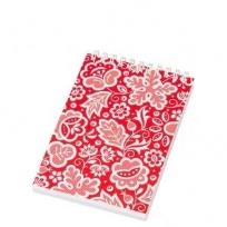 Opakowanie Notes FOLK na spirali-format A6-kujawski czerwony