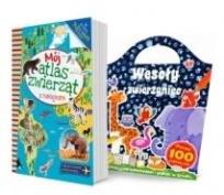 Okładka książki Pakiet: Wesoły zwierzyniec/Mój atlas zwierząt