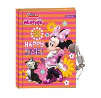 Opakowanie Pamiętnik z kłódką Minnie Mouse