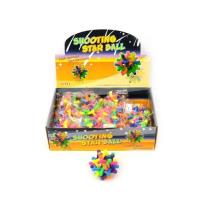 Opakowanie Piłeczka kauczukowa poplątane trójkąty 7,5 cm