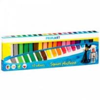 Opakowanie Plastelina kwadrat 18 kolorów PRIMA ART