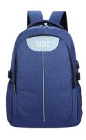 Opakowanie Plecak młodzieżowy Z USB Granatowy Basic
