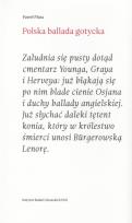 Okładka książki Polska ballada gotycka