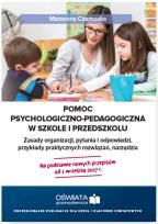 Okładka książki Pomoc psychologiczno-pedagogiczna w szkole i przedszkolu Zasady organizacji przykłady praktycznych