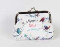 Opakowanie Portmonetka na monety - Najlepsza babcia...(biała)