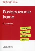 Okładka książki Postępowanie karne Repetytoria Becka
