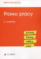 Okładka książki Prawo pracy Repetytoria Becka