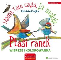 Okładka książki Ptasi ranek. Wiersze i kolorowanki