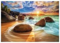 Opakowanie Puzzle 1000 Plaża Samudra, Indie TREFL