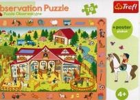 Opakowanie Puzzle 70 Obserwacyjne Odwiedzamy stadninę koni
