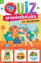 Okładka książki Quiz przedszkolaka ze słonikiem