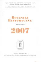 Opakowanie Roczniki historyczne  Rocznik LXXIII 2007