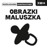 Okładka książki ROZKŁADANKI  KONTRASTOWE  Obrazki maluszka 3M+