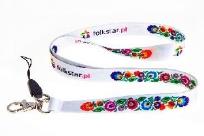 Opakowanie Smycz do kluczy - łowicka biała 1,5cm FOLKSTAR