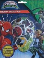 Opakowanie Spiderman 6, Gumki do ścierania profilowane 10szt.