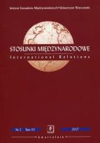 Opakowanie Stosunki Międzynarodowe nr 2 Tom 53 2017