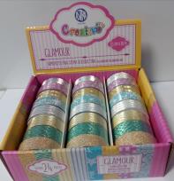 Opakowanie Taśma dekoracyjna brokatowa Glamour (24szt) ASTRA