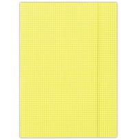 Opakowanie Teczka z gumką A4 w kratę żółta 25 sztuk