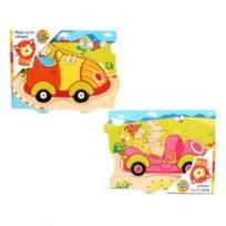 Opakowanie Układanka drewniana Pojazdy I