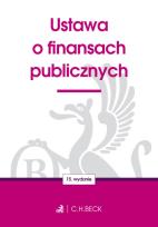 Okładka książki Ustawa o finansach publicznych