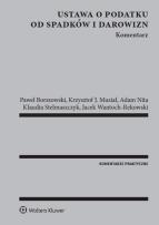 Okładka książki Ustawa o podatku od spadków i darowizn Komentarz