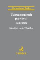 Okładka książki Ustawa o radcach prawnych Komentarz