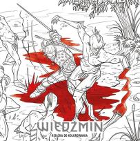 Okładka książki Wiedźmin. Książka do Kolorowania