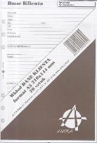 Opakowanie Wkład do organizera A5 Dane klienta ANTRA