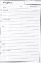 Opakowanie Wkład do organizera A5 Projekty ANTRA